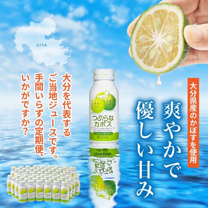 【隔月2ケース】つぶらなカボス定期便_2727R