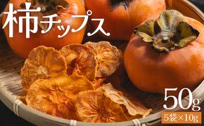 柿 柿チップス 計50ｇ ５袋 10g - お菓子 おやつ スナック菓子 チップ カキ かき フルーツ 果物 ドライフルーツ 調味料不使用 香南くろしお園 高知県 香南市 柿 ke-0023