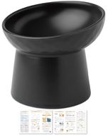【獣医師が監修】 猫 犬 食器 フードボウル 吐き戻し防止 フードボウル大 ブラック 【kw0286-0054-2】