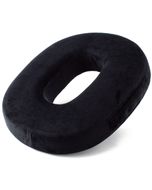 【助産師が監修】 円座クッション ドーナツクッション 産後痔 ブラック 【kw0286-0061-1】