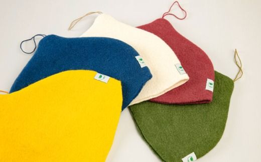 【カラー選べる】 ウール100％ サウナハット 糸島市 / POTA WOOL[AZO001] サウナ サウナハット メンズ レディース かわいい おしゃれ バスグッズ ウール