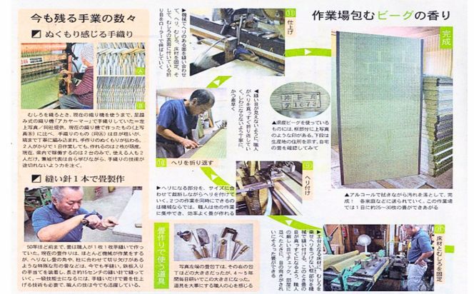 寝ゴザ　い草マット【照間ビーグ】80cm×190cm