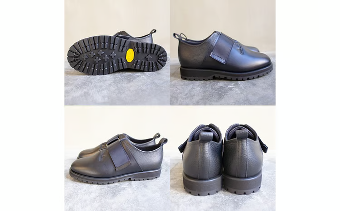 【選べるサイズ】MONKEY PRO. 黒毛和牛革のレザーシューズ 全12サイズ wa4-007