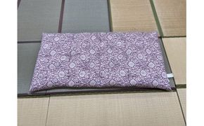 ワタセ工場製造　極上もめん綿入り敷き布団　フラワー柄　1枚　(赤)【CW99W1】