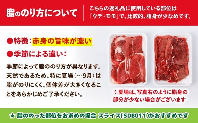 猪肉 切り落とし 2kg 雲仙いのしし モモ ウデ / 肉 イノシシ ジビエ いのしし 焼肉 ぼたん鍋 切り落とし / 南島原市 / もりのめぐみ[SDB016]