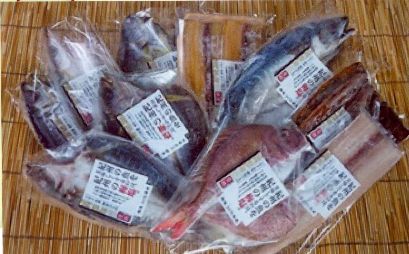 むらおこし特産品コンテストで審査員特別賞の湯浅醤油の味醂干し＆梅塩の干物セット(Bセット）