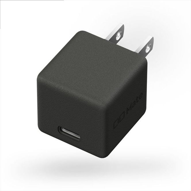 CIO 充電器 小型 急速充電 コンセント タイプC iPhone iPad Android Mate Charger002 ライトブラック｜小型 軽量 おしゃれ 便利 [2691]