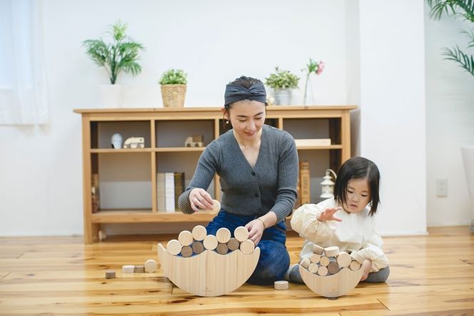 IKONIH ジャンボなみのりバブル ｜ おもちゃ 子供 こども オモチャ 玩具 プレゼント お祝い 木 出産祝い 安全 オーガニックトイ ファーストトイ さいころ 積み木 アイコニー