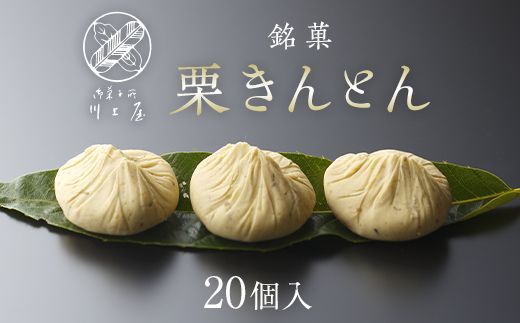 【11月お届け】 御菓子所 川上屋 栗きんとん （秋季限定）20個入り F4N-1702