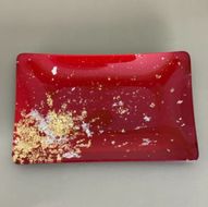 角小皿（金箔) 本朱 ［NF141］ 303446_CU90066VC01