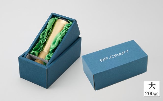 真鍮製 タンブラー 大 【クリア】  [No.1160-03]