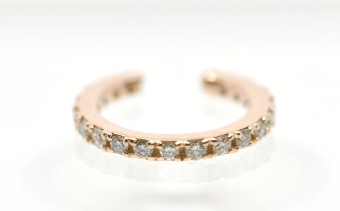 0.2ct 10金 イヤーカフ ピンクゴールド管理番号RTJ-019 246-001-PG