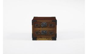 仙台箪笥　二つ抽　拭き漆【伝統 工芸品 グッドデザイン賞 タンス たんす 和タンス 仙台】 041009_GJ010