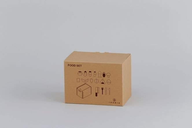 IKONIH 食材セット | おもちゃ 子供 こども オモチャ 玩具 プレゼント お祝い 木 出産祝い 安全 オーガニックトイ ファーストトイ おままごと アイコニー