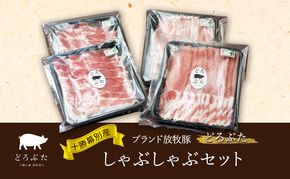 【メディアで多数紹介】十勝幕別産ブランド放牧豚［どろぶた］しゃぶしゃぶセット【 北海道 豚肉 しゃぶしゃぶ 薄切り スライス ロース バラ】 