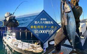 遊漁船「第八十八翔栄丸」 乗船利用クーポン 3000円分 / 釣り 海釣り 船釣り 釣り船 魚釣り フィッシング fishing 漁船 体験 チケット クーポン ジギング ジギング船 タイラバ トンジキ イカメタル アジング サビキ釣り イカ釣り キャスティング 三重県 紀宝町【sem001】
