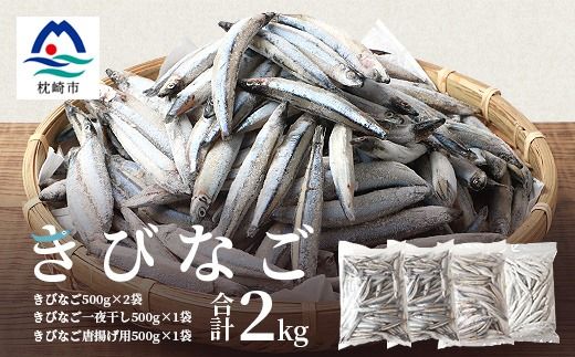 枕崎産 きびなご＜合計2kg＞冷凍 一夜干し 唐揚げ用 詰め合わせ A3-110 【1166367】_ キビナゴ 海鮮 魚介 鹿児島県 枕崎 産直 産地直送 国産 贈答 ギフト