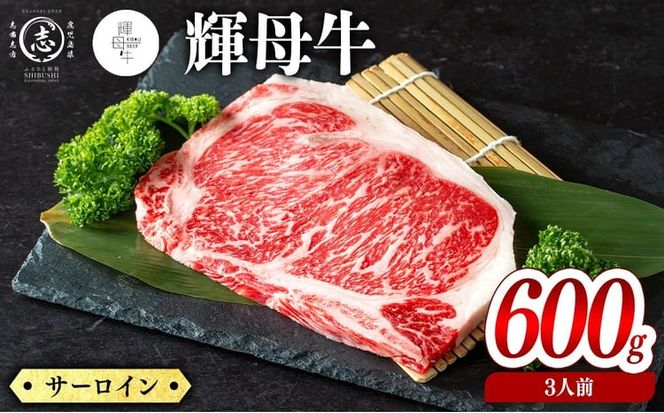 輝母牛サーロインステーキ(3人前600g/200gx3個) d4-011