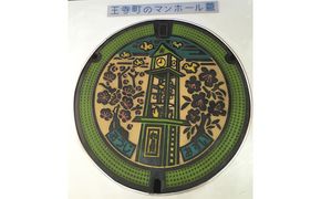 マンホールのふた（着色あり） 地域のお礼の品 カタログ 民芸品 工芸品 