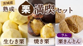 【 吉原農場 の 完熟栗 】熟成 栗 満喫 セット ( 栗の深雫 ラム 6個入り ) 令和7年産 栗の深雫 完熟  生むき栗 焼き栗 栗きんとん ラム くり クリ 栗ごはん おかし お菓子 果物 フルーツ 数量限定 旬 秋 冬 正月 おせち [CX033ci]