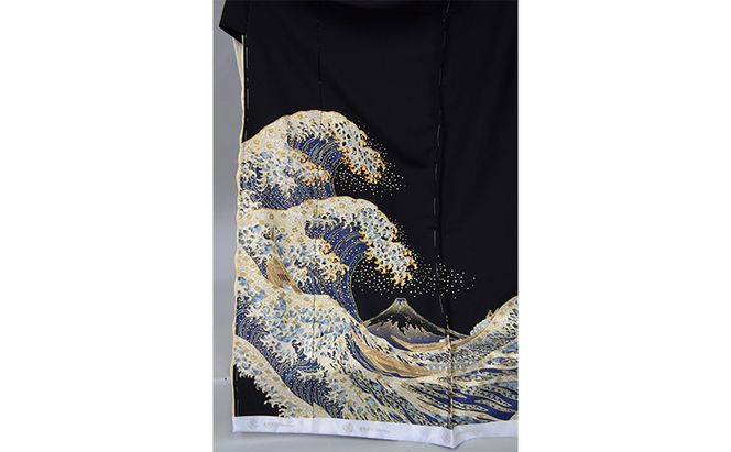 十日町友禅　黒留袖