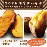 【早割B2プラン】2026年度おいも株オーナー制度 1口｜さつまいも 芋 サツマイモ お芋 おいも株 株 オーナー いばらきゴールド 安納芋 らぽっぽファーム 体験 農園 茨城県 行方市(CQ-27-1)