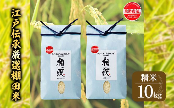 【令和8年産 先行予約】江戸伝承厳選棚田米10kg（5g×2） お米 コメ
