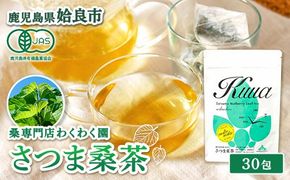 a1014 さつま桑茶 (30包) 桑の葉 桑茶 国産 無農薬 健康茶 ハーブ マルベリー ノンカフェイン【わくわく園】