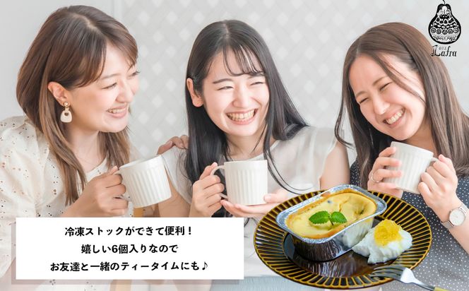【おやつの実 Lafra】パッションフルーツチーズケーキ6個セット