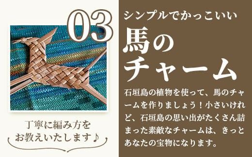 石垣島の植物クラフトワークショップ (5月下旬より順次発送)【沖縄県 石垣 自然 ワークショップ マース 袋 お守り 体験 手作り 記念】 HM-5