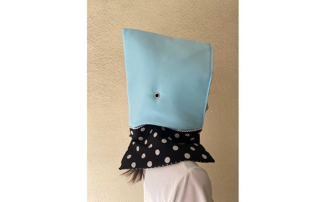 防災頭巾　子ども用 ＜カラー：水色＞【避難グッズ グッズ 防災用品 避難用品 地震 火事 火災 保護 災害 地震対策 防災対策】 272230_AN002VC02