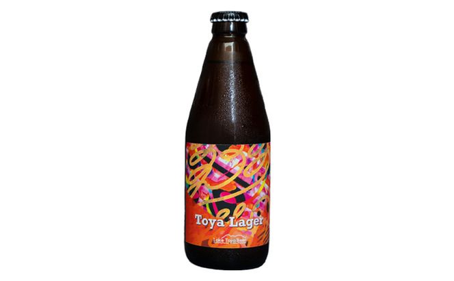 Lake Toya Beer クラフトビール Toya Lager 4本セット (紙コースター2枚付) 3カ月連続お届け お酒 瓶ビール アルコール 晩酌 バーベキュー BBQ 家飲み 宅飲み 麦芽の味わい 