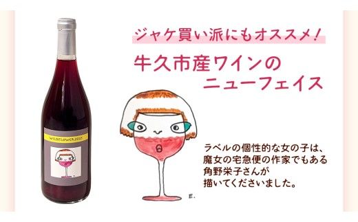 歩wine wild flower2025 ( 750ml ) 日本ワイン 牛久市 ブドウ 自然派ワイン 無濾過 ファーストヴィンテージ マスカット・ベーリーA ビジュノワール メルロー バルベーラ ワイン 酒 赤ワイン わいん