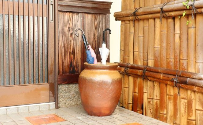 【東児の花窯】備前焼　大甕・花器・傘立て 民芸品 工芸品 インテリア 焼き物 