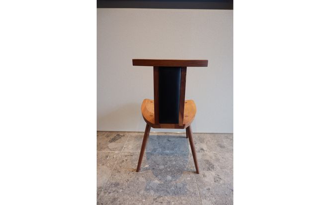 ダイニングチェア（本革ブラック） 372013_LL003VC01