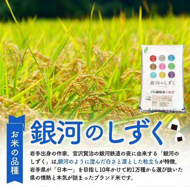 【7年連続 特A】 令和7年度産 銀河のしずく 2kg 単発 精米 | 岩手県産 2025年度産 白米 米 お米 こめ コメ ライス ご飯 ごはん おいしい 美味しい 贈り物 国産 仕送り お取り寄せ おすすめ 2キロ 2kg 大船渡 三陸 岩手県 国産 岩手 送料無料 スピード発送 すぐ届く