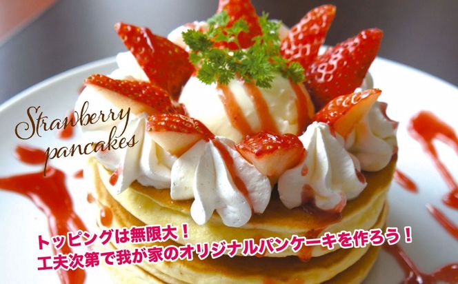 【毎月定期便】北海道パンケーキミックス 10kg 全4回 MROBI040