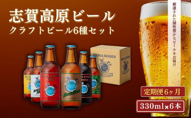 父の日 定期便 6ヶ月 志賀高原ビール6本セット ※WEB申込限定