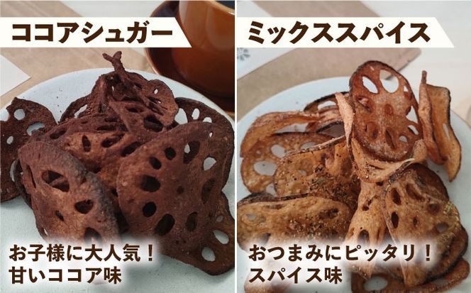 れんこん チップス 5袋 + れんこんパウダー 1袋 詰め合わせ セット  レンコン お菓子 野菜 愛西市 / 一般社団法人あいちママクリエーションズ[AECI004]