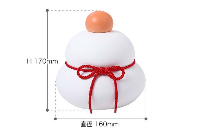 soil KAGAMI MOCHI M【ソイル 珪藻土 鏡餅 鏡もち 装飾 日本製】|drlz-280101c