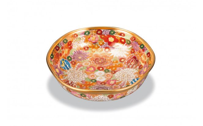 6号鉢　金花詰 民芸品 工芸品 雑貨 食器 鉢皿 小鉢 キッチン雑貨 キッチン用品 172111_CY3080
