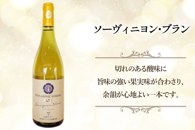 ワイン 白ワイン ソーヴィニヨン・ブラン 750ml 1本 [ヴィニョブル安曇野 長野県 池田町 48110838] 白ワイン 白 わいん お酒 酒 Wine ソーヴィニヨン 辛口 長野 長野県産