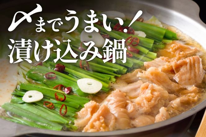 九州産 豚もつ鍋セット 400g×4袋 1.6kg [甲斐精肉店 宮崎県 日向市 452060708] 肉 お肉 ホルモン 鍋用 もつ鍋 もつなべ 味付け 味付き 簡単