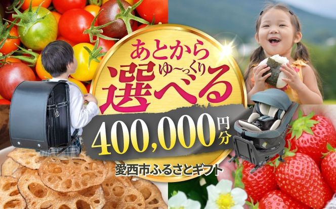 【あとから選べる】 愛知県愛西市ふるさとギフト 40万円分 日本酒 スイーツ シャンプー あとから ギフト[AECY012]