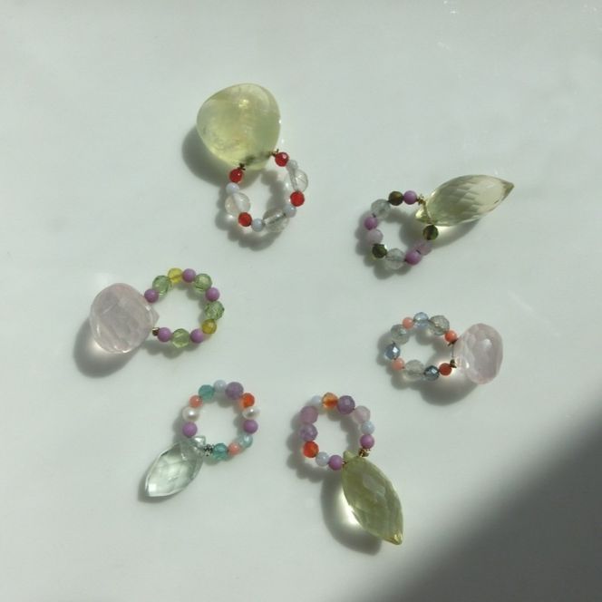 baby ring top ペンダントトップ 1個 グリーンアメジスト1 天然石 アクセサリー [Q] handmadejewely 【 シンプル 可愛い ハンドメイド ジュエリー 手作り 職人 上品 大人な雰囲気 ギフト プレゼント ラッピング 結婚式 普段使い 北海道 幕別 】