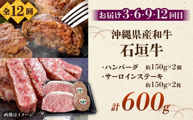 【全12回定期便】沖縄ブランド牛を堪能！贅沢お肉定期便【沖縄市】牛肉 和牛 サーロインステーキ 焼肉 赤身 沖縄市 / 肉のサブロー / お肉屋本店[BCZZ029]