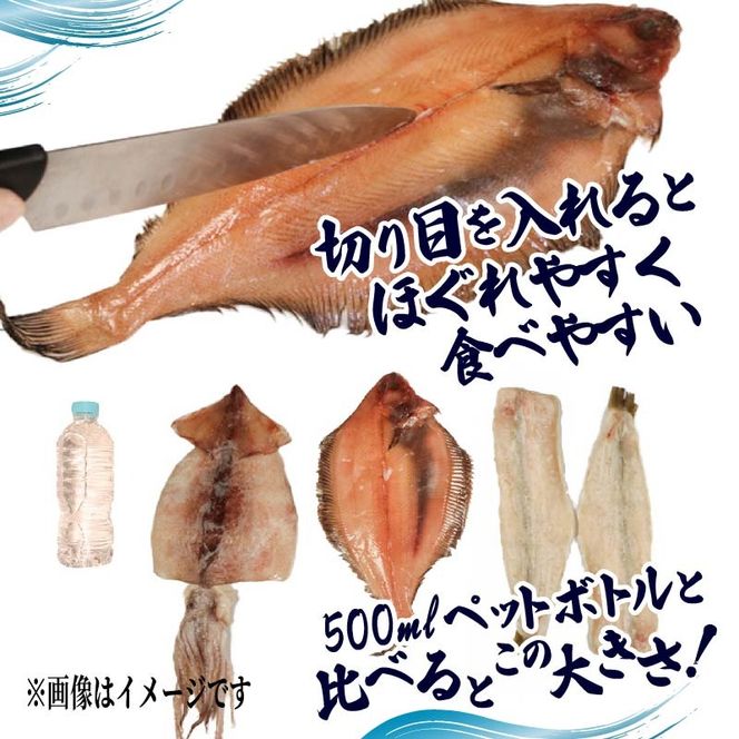 海の幸セット A-3 【ギスの塩干し2～3枚､干しカレイ 3～4枚､スルメイカ一夜干し 2枚､イカの塩辛 1パック】　冷凍 焼くだけ 簡単 【yoshidasyouten012】