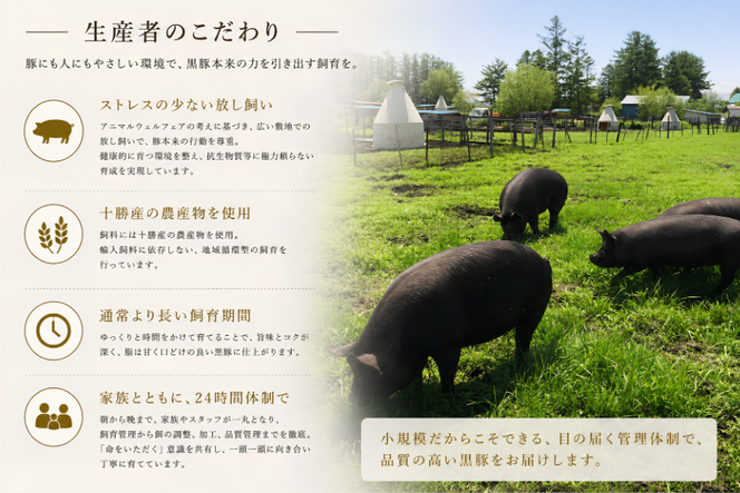 【ふるプレ限定品】十勝放牧黒豚　夏の極上バルセット SKN021