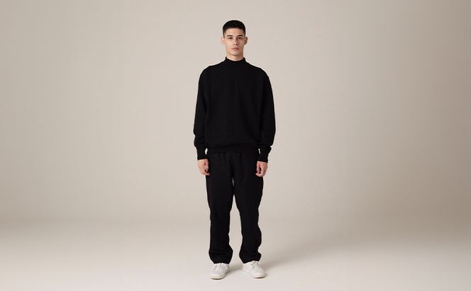 ニット アンユースレス モックネックスニット 服 洋服 ファッション 耐久性 上品 コーマ糸 無撚糸コットン 洗濯可能 墨田区 東京都