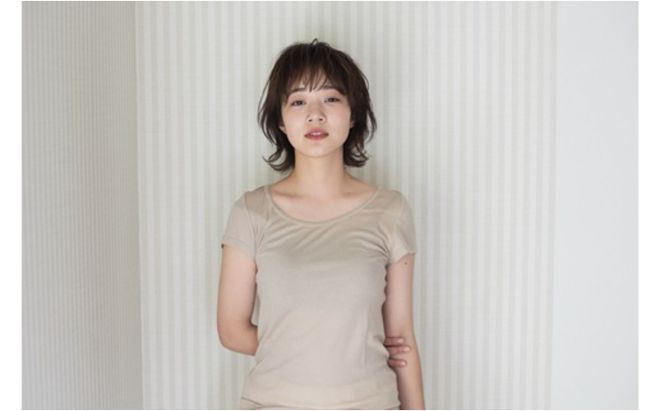 《絹生活研究所》インナー／レディース／フレンチ袖／ベージュ（3サイズ） インナーウェア 下着 肌着 Tシャツ ファッション 服 女性 
